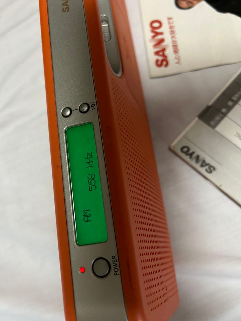 猫*足様 SANYO MD-U4 オレンジ CD・MD・カセットデッキ