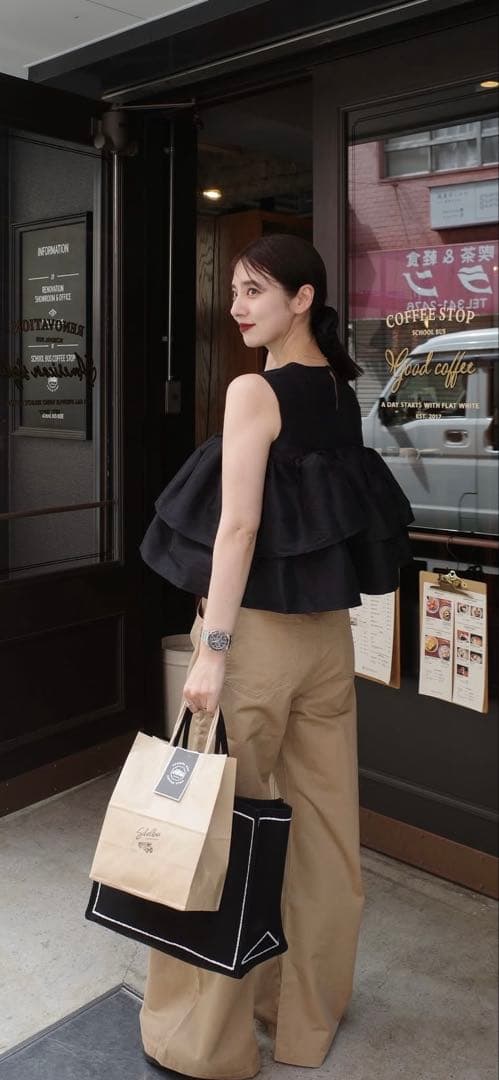 ♡新品♡Donoban ハイウエストカーブチノパン miku&erika コラボ