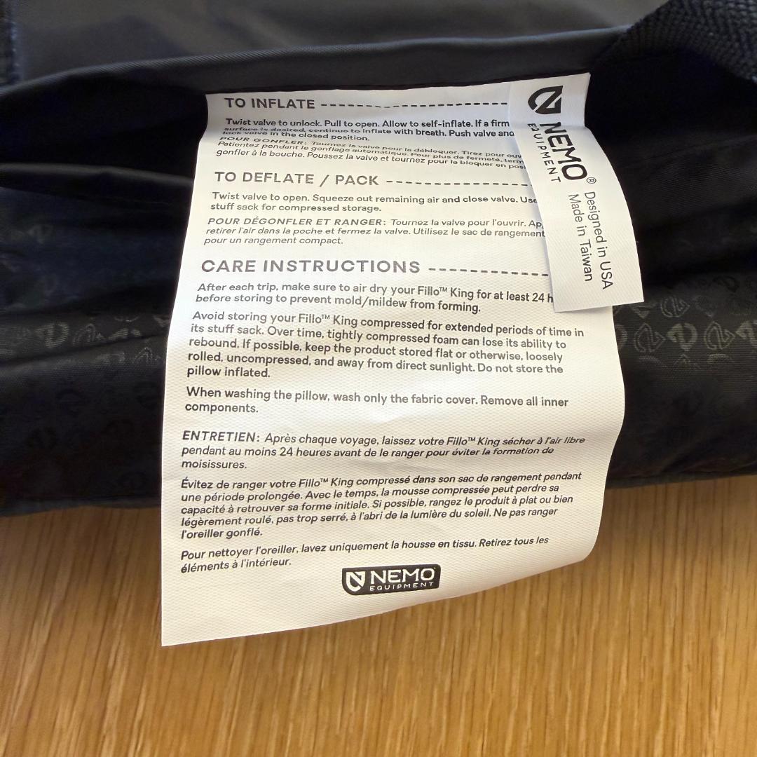 ★新品 正規 NEMO Fillo King｜Amazon¥13,600超・残少
