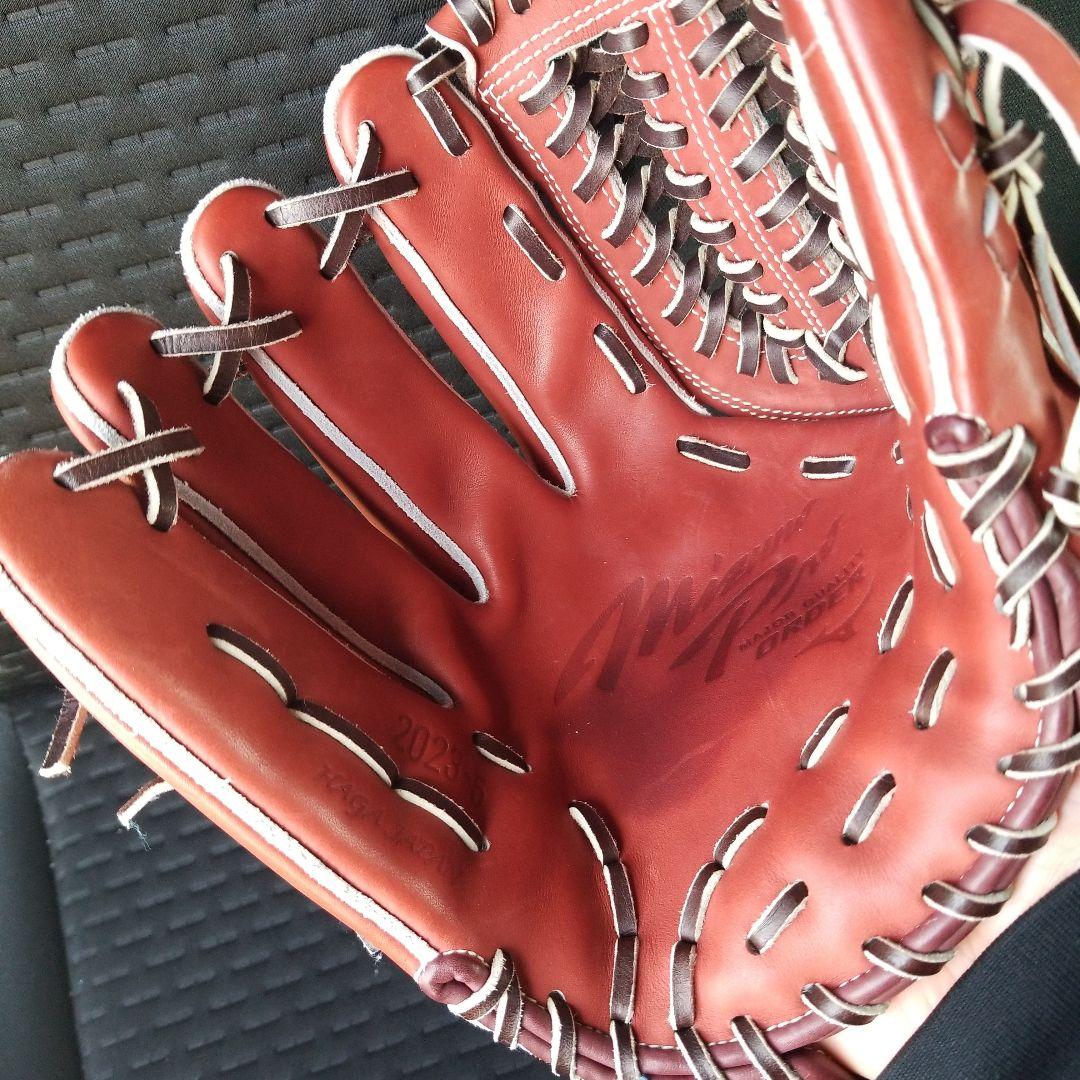 ミズノプロ　硬式オーダー　グローブ　プレキシーキップレザー　芳賀JAPAN