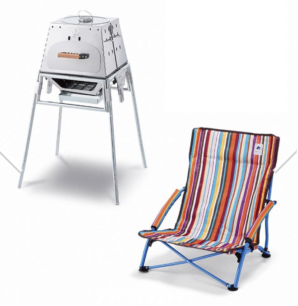 【新品未使用】LOGOS THE KAMADO バーベキューグリルあぐらチェア