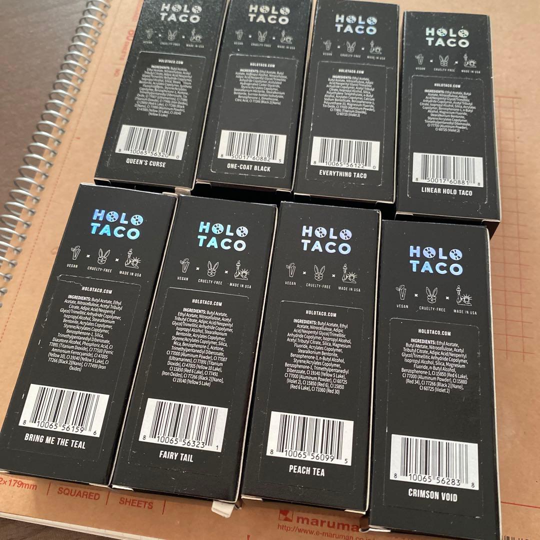 HALO TACO マニキュアone coat black 等