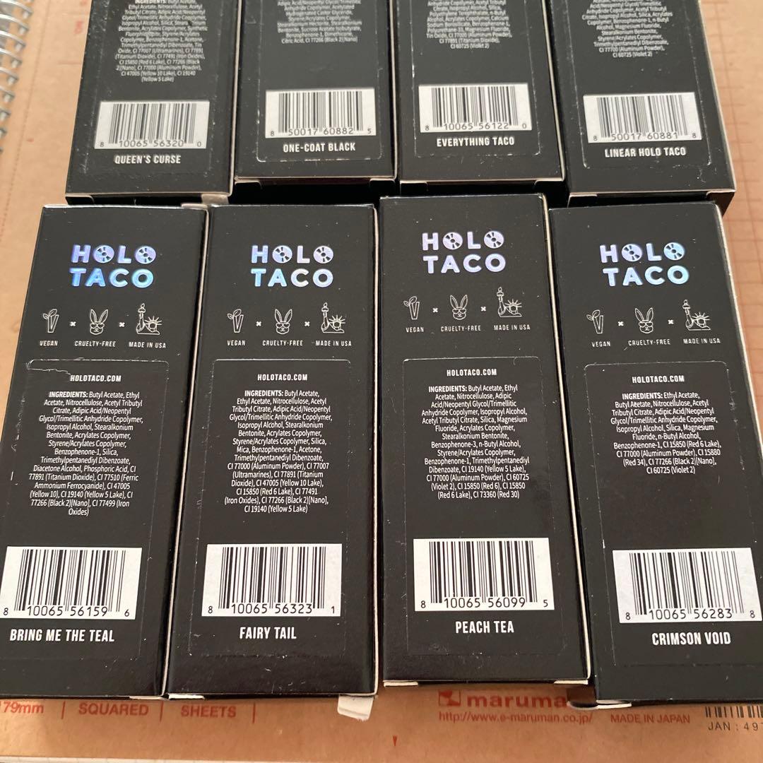 HALO TACO マニキュアone coat black 等