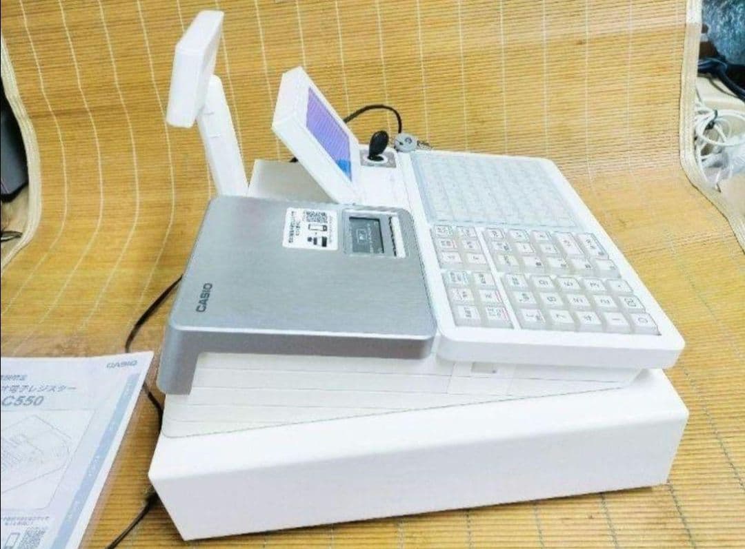 カシオレジスター　SR-CS550　スマホ連携Bluetooth　550654