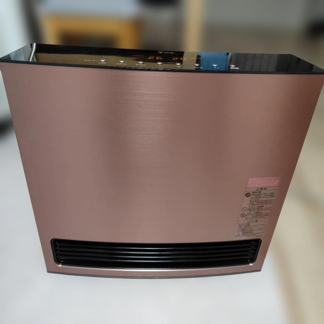 （美品都市ガス用）ガスファンヒーター ピンク