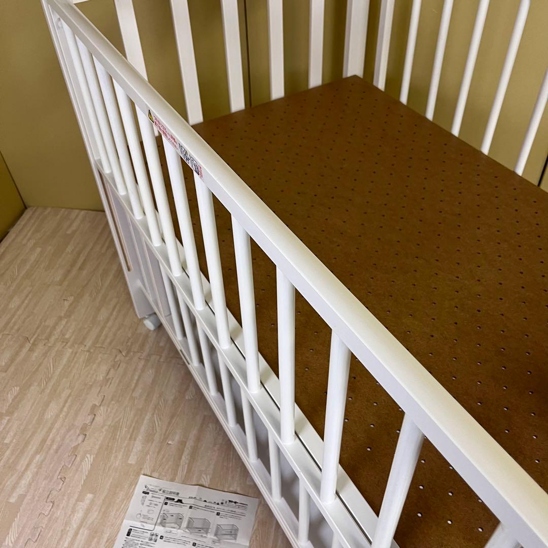 ☆除菌清掃済☆　♡ハートが可愛い♡　☆超美品☆スリーピー　プロヴァンス　ホワイト