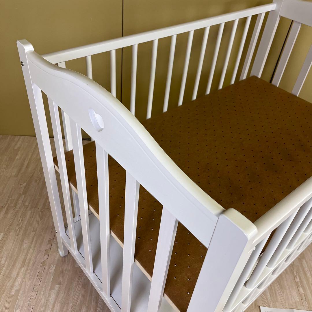 ☆除菌清掃済☆　♡ハートが可愛い♡　☆超美品☆スリーピー　プロヴァンス　ホワイト