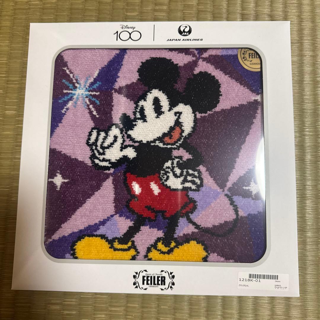 フェイラー　ディズニー 100周年 JALコラボ　ハンカチ 4点セット