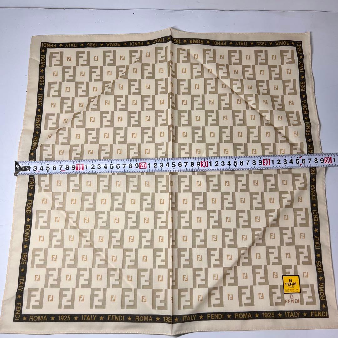 【未使用】 FENDI ROMA 1925 ITALY ハンカチ 3枚入り