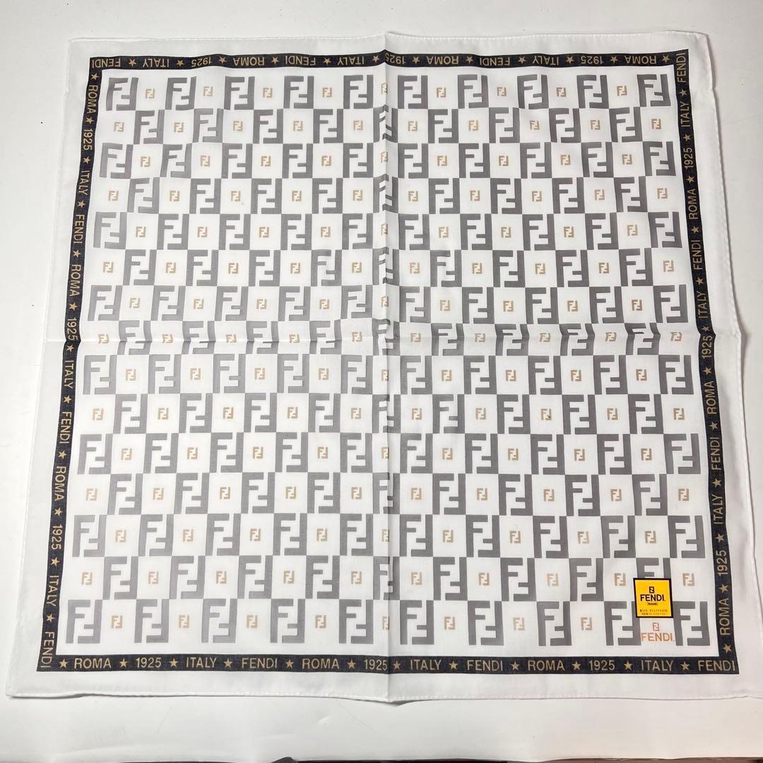 【未使用】 FENDI ROMA 1925 ITALY ハンカチ 3枚入り