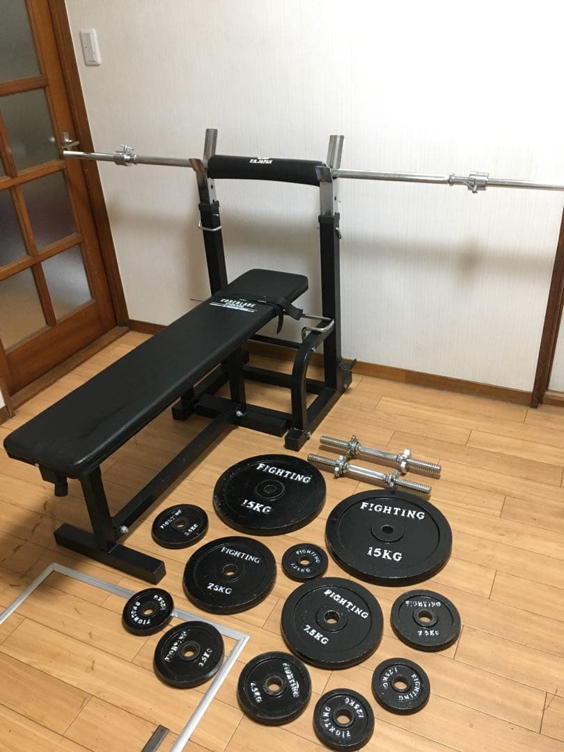 FIGHTING ROAD ベンチプレスセット70Kg 引き取り限定