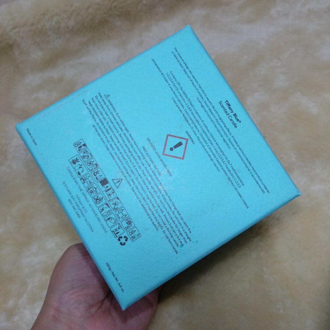 【限定】紙袋 Tiffany & Co. ティファニーアロマキャンドル八角形