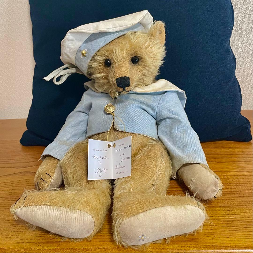 テディベア　フォーゲットミーノット　メアリーさん　海外作家　アーティストベア