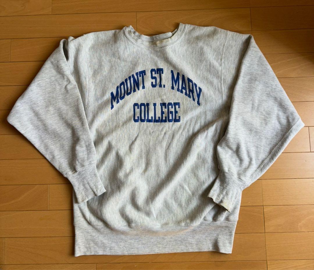 90s champion リバースウィーブ　染み込み　Lサイズ