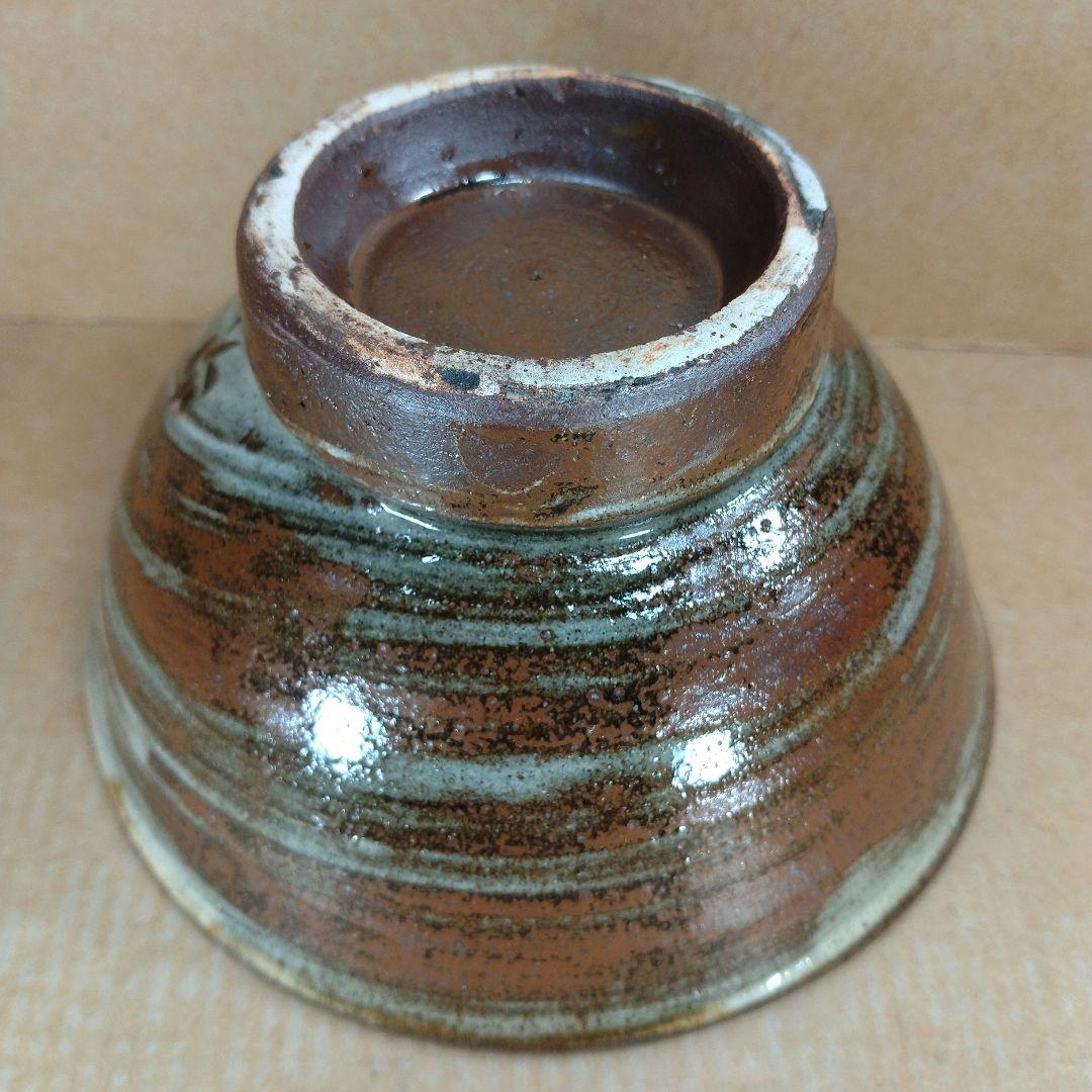 【本物保証】金城次郎 壷屋焼 魚文茶碗 共箱 美品 栞 人間国宝 壺屋焼 マカイ