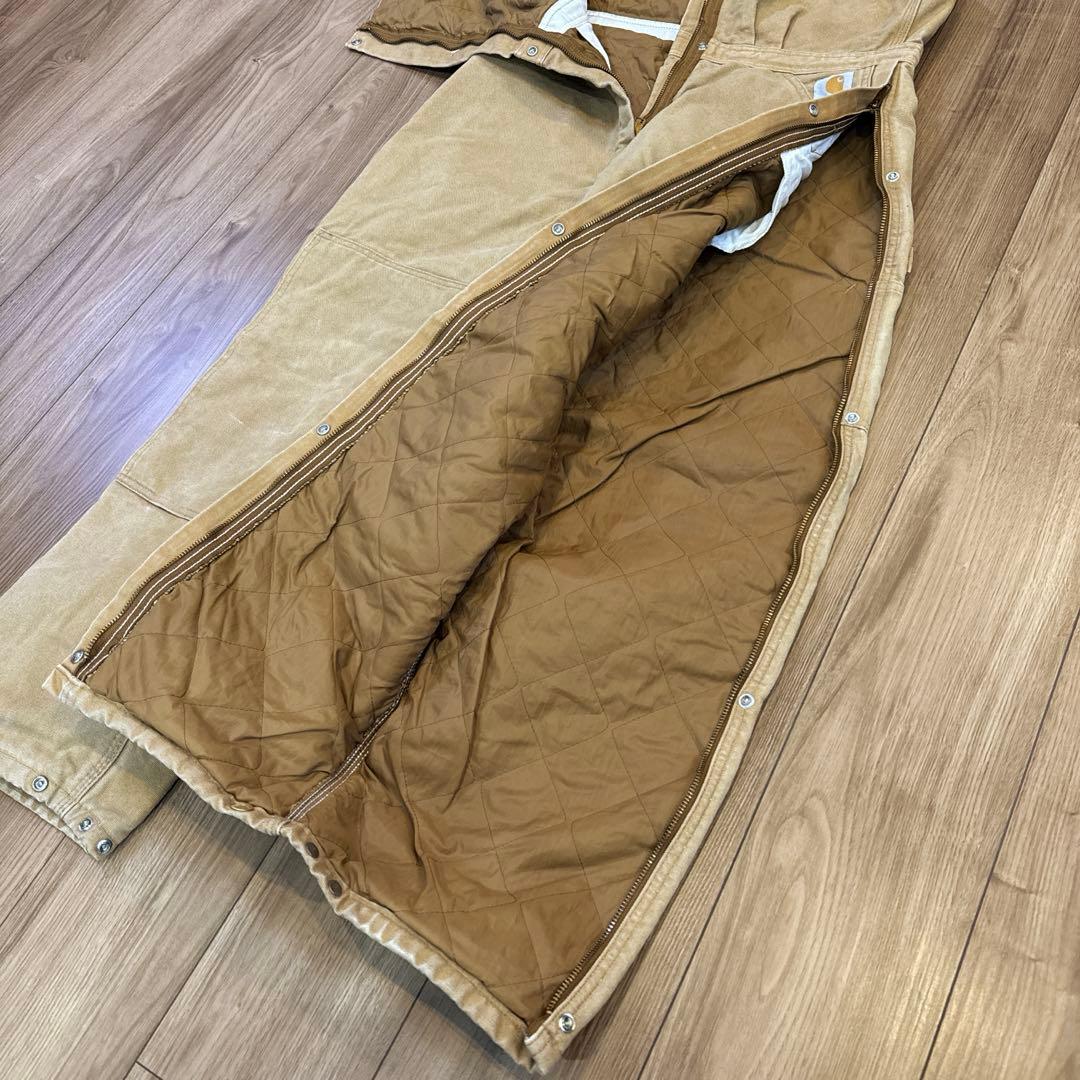 90s Carhartt カーハート ダブルニー ビブ オーバーオール ダック