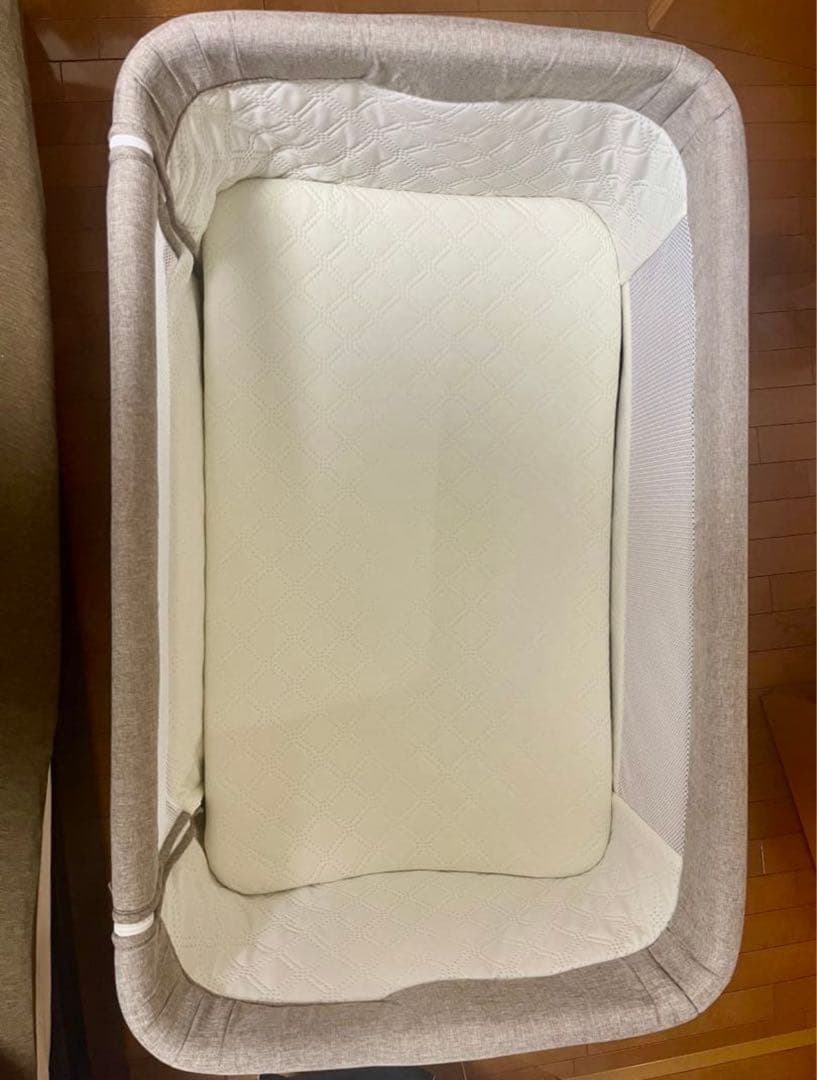 Kino Linpo 多機能ベビーベッド カーキ