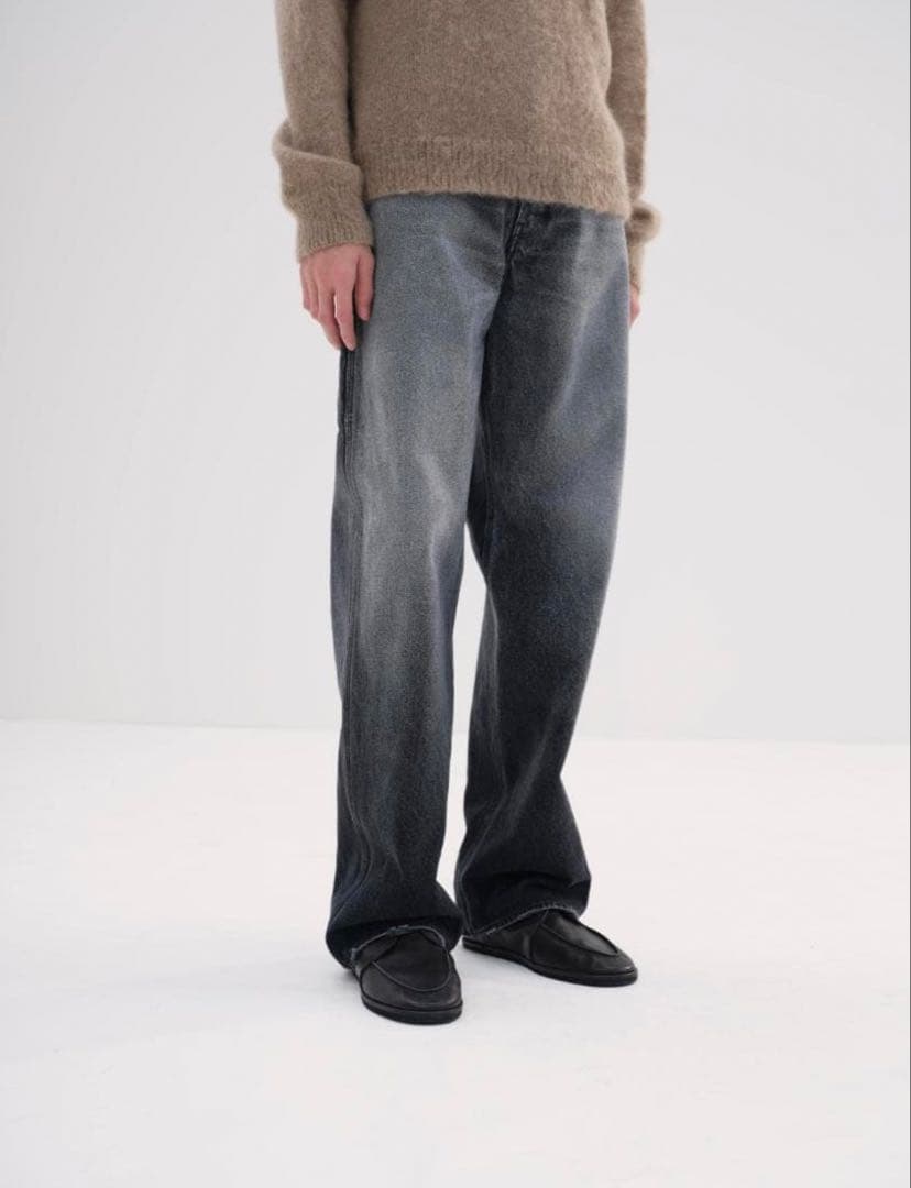 パンツ SELVEDGE FADED HEAVY DENIM PAINTER PANTS