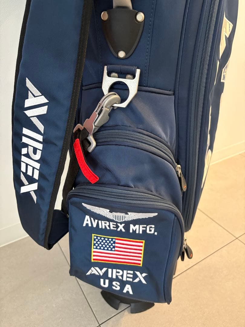 AVIREX ゴルフバッグ ネイビー