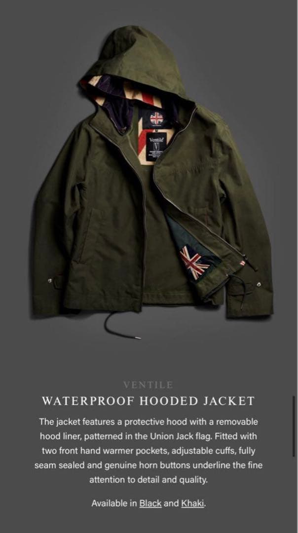 【oasisリアム着用】新品Pretty Green Ventile ジャケット