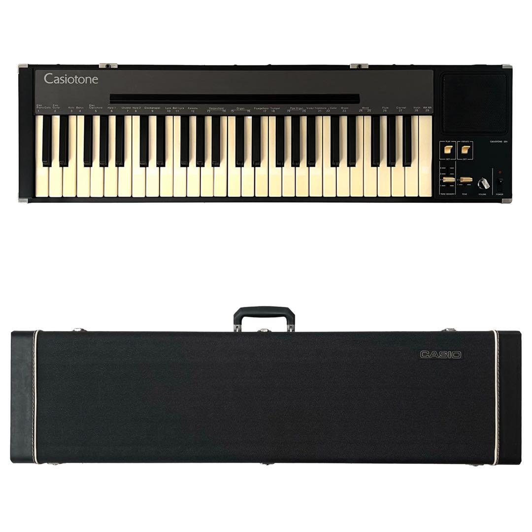 初期【1980年製】Casiotone 201 CT-201 完動品 ケース付き