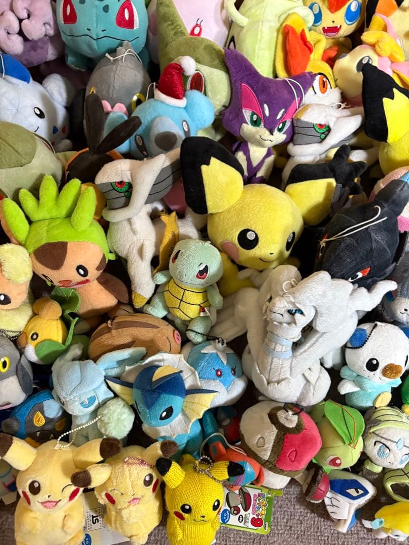 ポケモンぬいぐるみまとめ売り　75体
