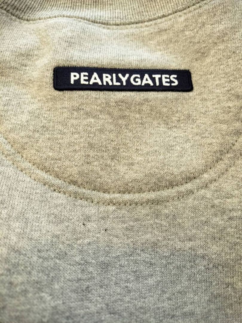 【新品】日本製 パーリーゲイツ ミッキー スウェット グレー サイズ6 裏起毛