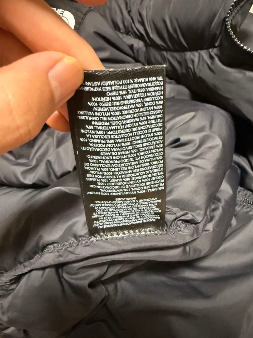 THE NORTH FACE ブラック 1996レトロ ヌプシ ダウン us規格