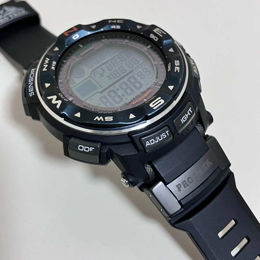 【動作良好】 CASIO PROTREK PRW-2500 電波ソーラー