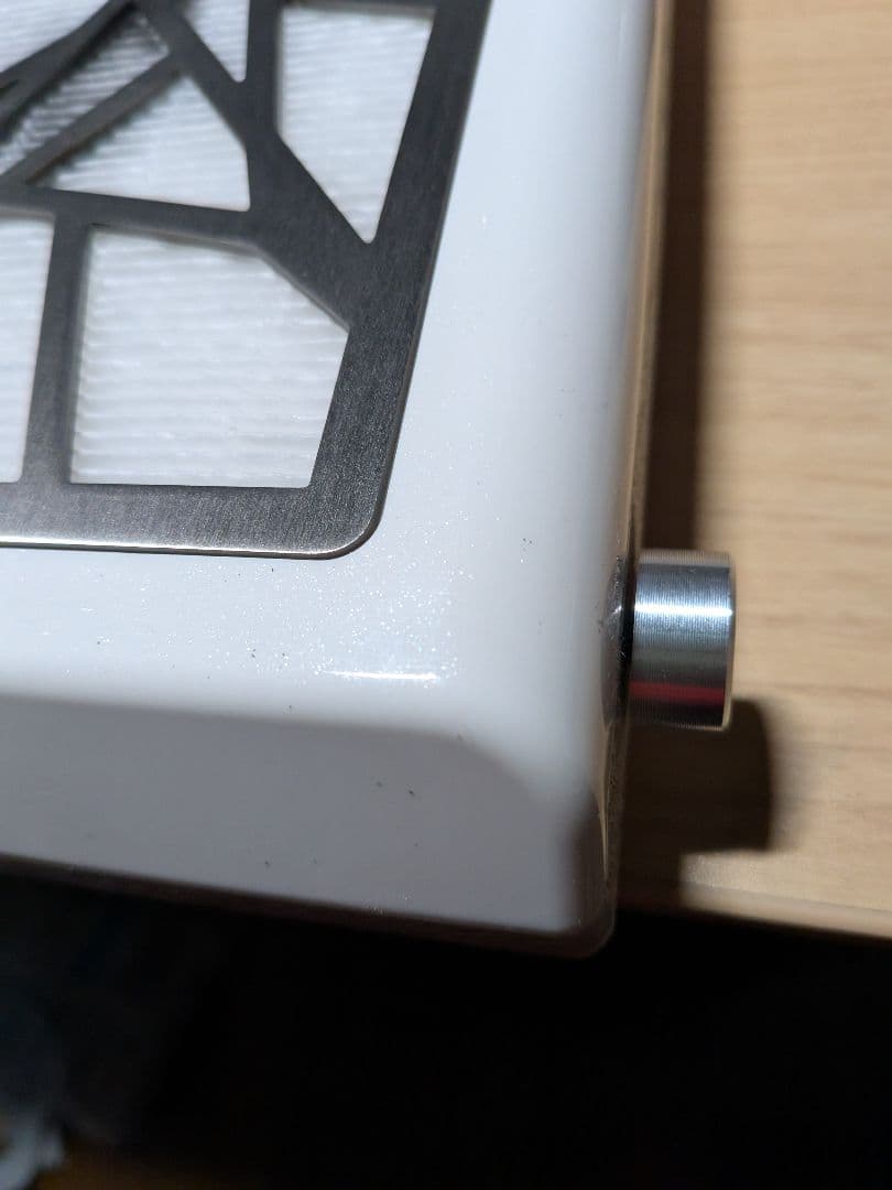 【プロ用】ネイルダストコレクター 集塵機 ファン付き ホワイト