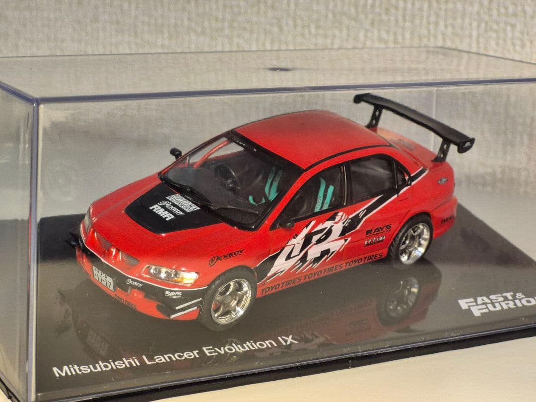 1/43　ワイルドスピード カーコレクション　RX-7／ランエボ