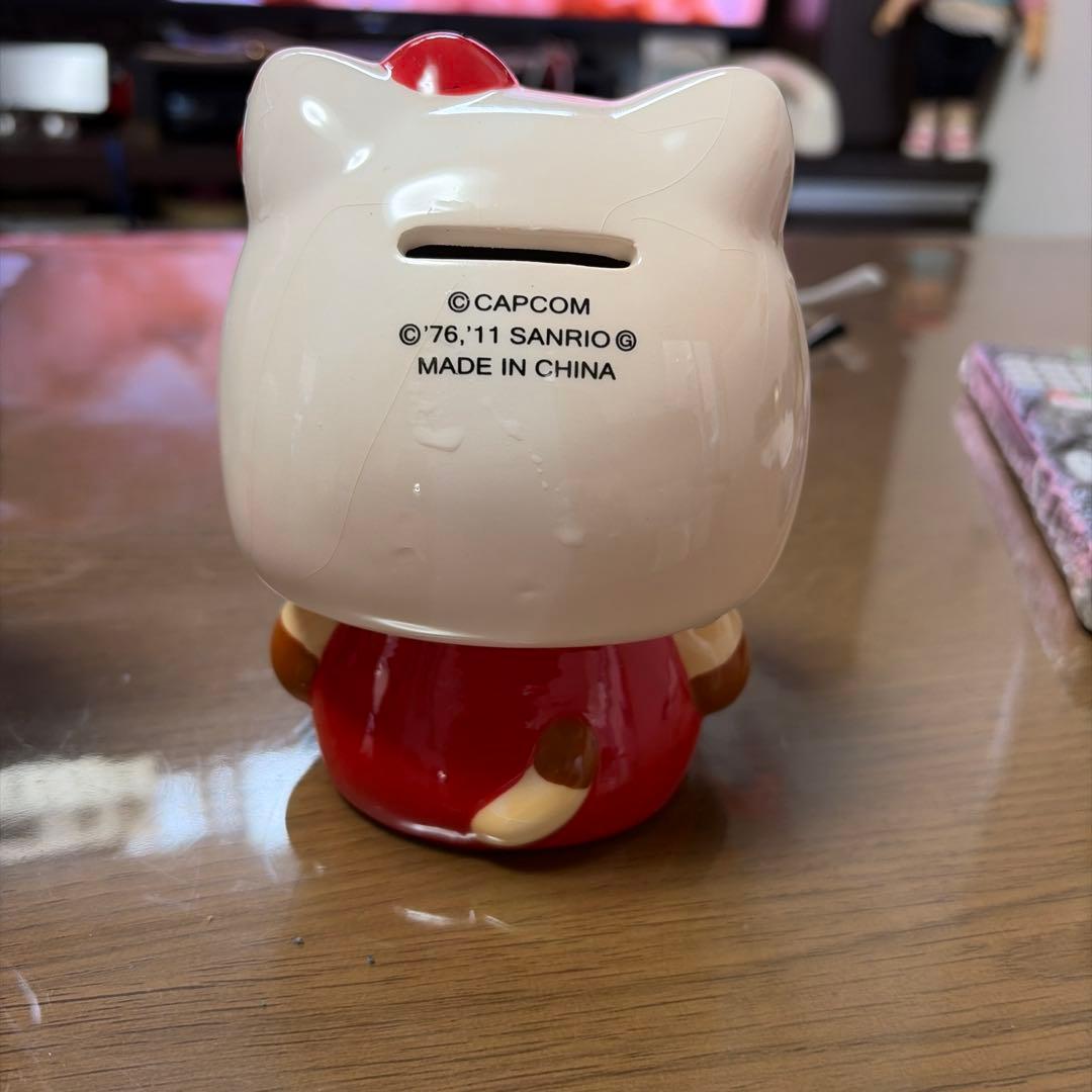 ナムコなんじゃタウン　ハローキティとモンスターハンター陶器フィギュアセット