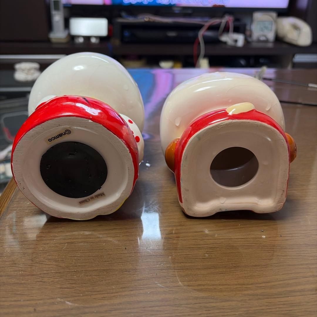 ナムコなんじゃタウン　ハローキティとモンスターハンター陶器フィギュアセット