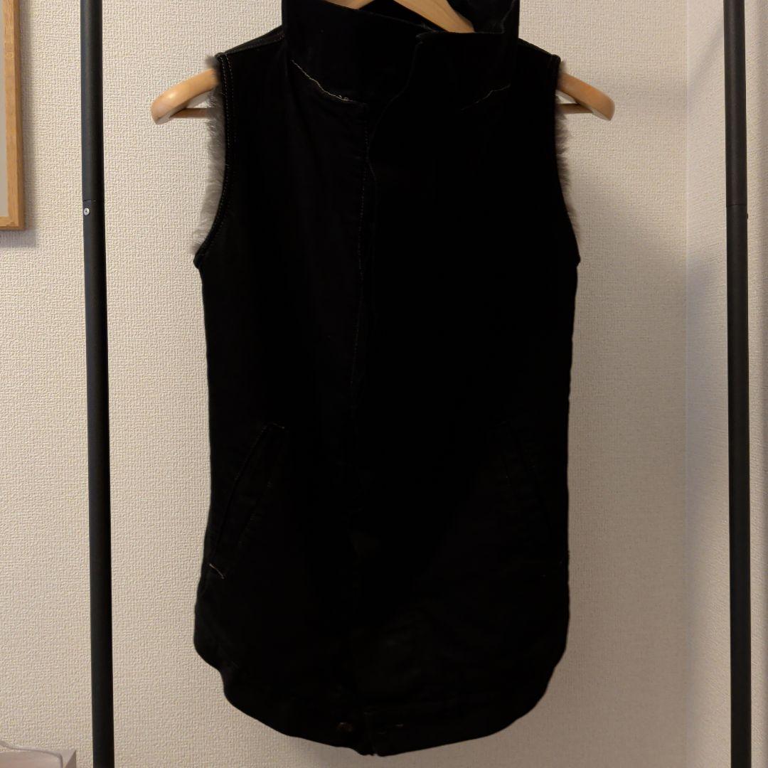 【最終価格】Rick Owens DRKSHDW ファーベスト（Sサイズ）