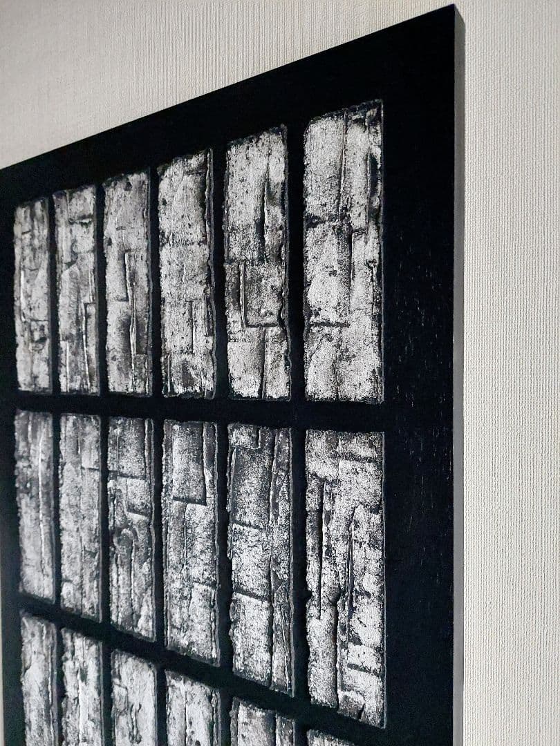 テクスチャーアート★≒73×52×3㎝　　抽象画　　現代アート　インテリア