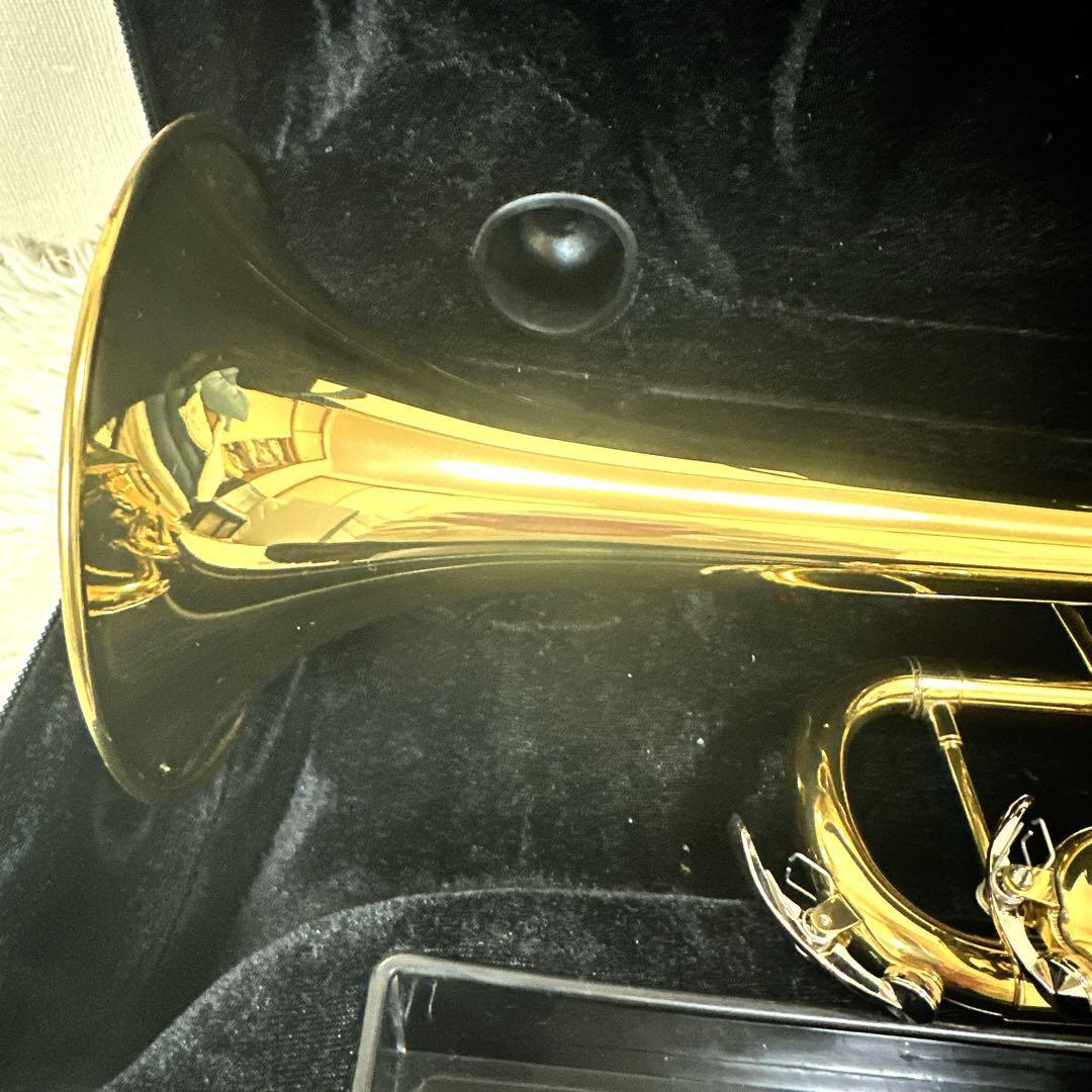 ソレイユ Soleil トランペット ゴールド マウスピースセミハードケース付き