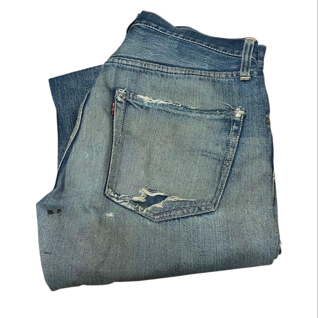 激*売様 リーバイス　501ZXX ヴィンテージ　デニムパンツ　リペア多数