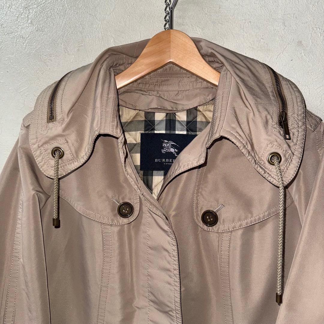 バーバリーロンドン✨46 大きいサイズ　3way モッズコート　ライナー　キルト