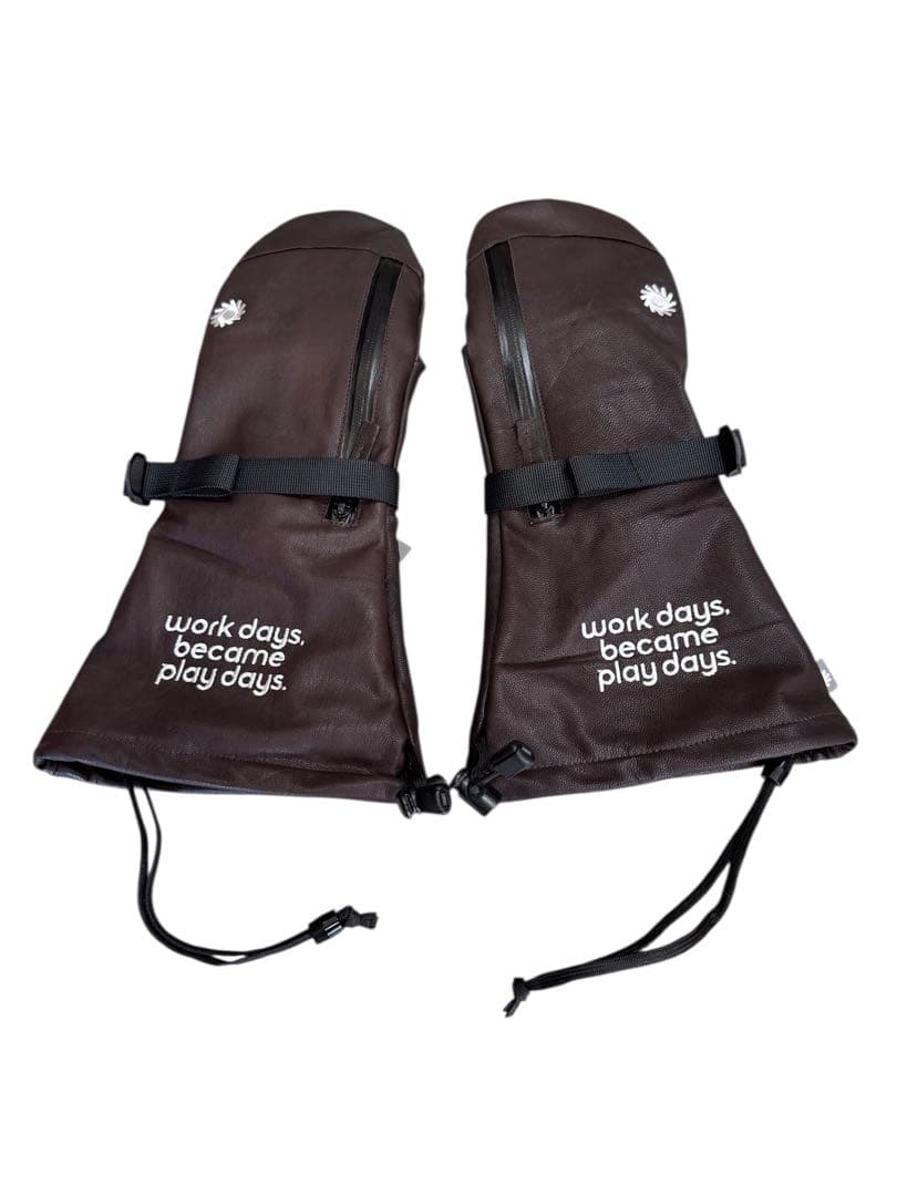PO1プレイデザインOVER LEATHERスノーボード グローブ レザー