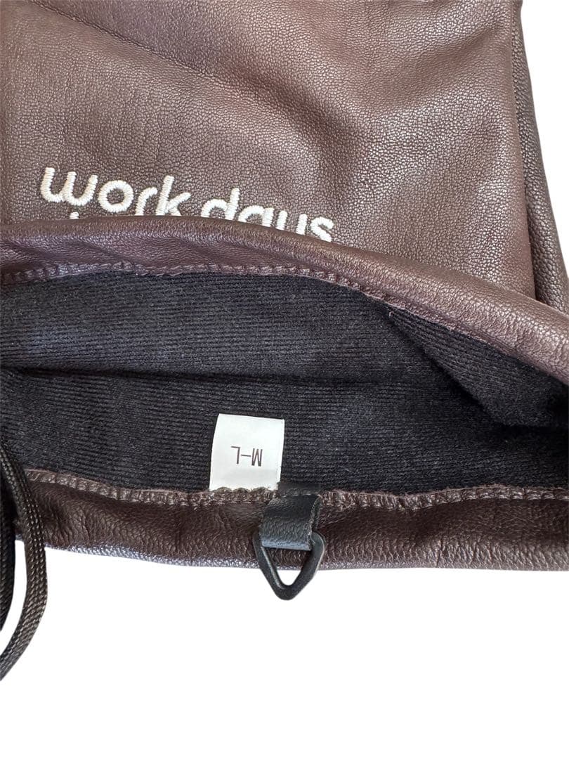 PO1プレイデザインOVER LEATHERスノーボード グローブ レザー