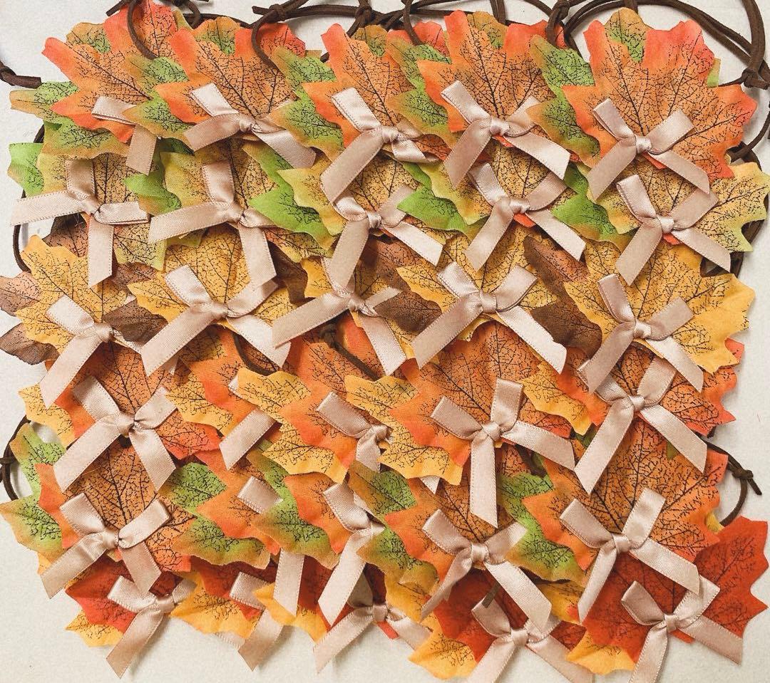 No.929 トリミングチョーカー　200本　秋　紅葉　かえで