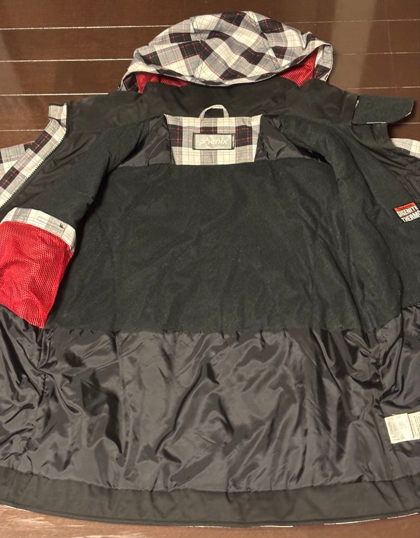 phenixスキーウェア 女性用 上下セット チェック柄