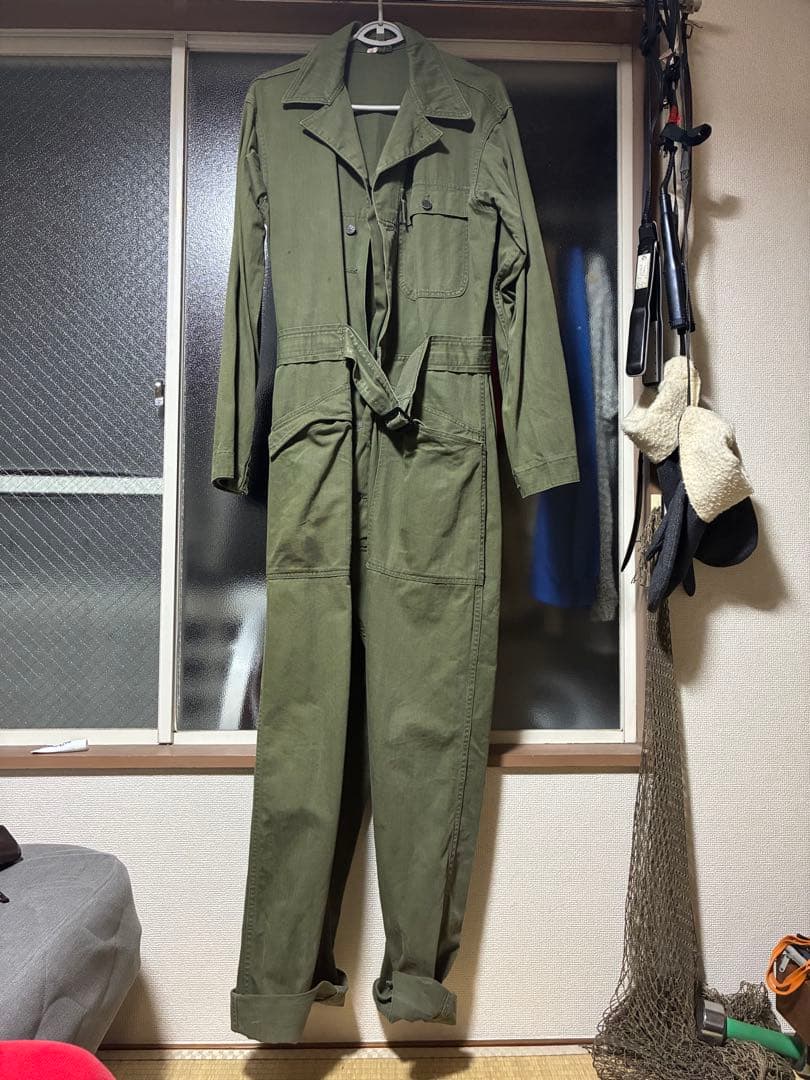 M-43ヘリンボーンツイル オールインワン