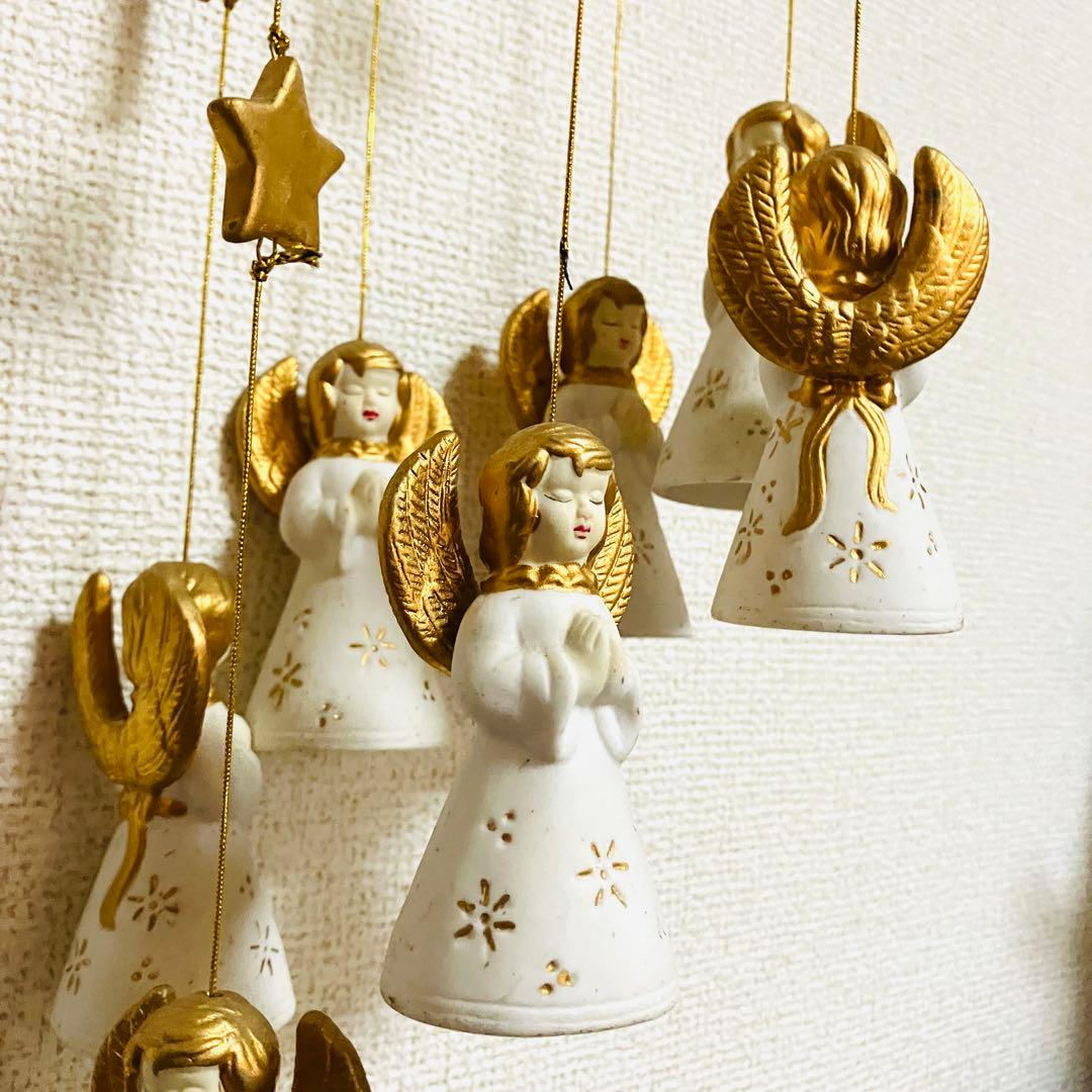 天使のウィンドウチャイム　ヴィンテージ雑貨