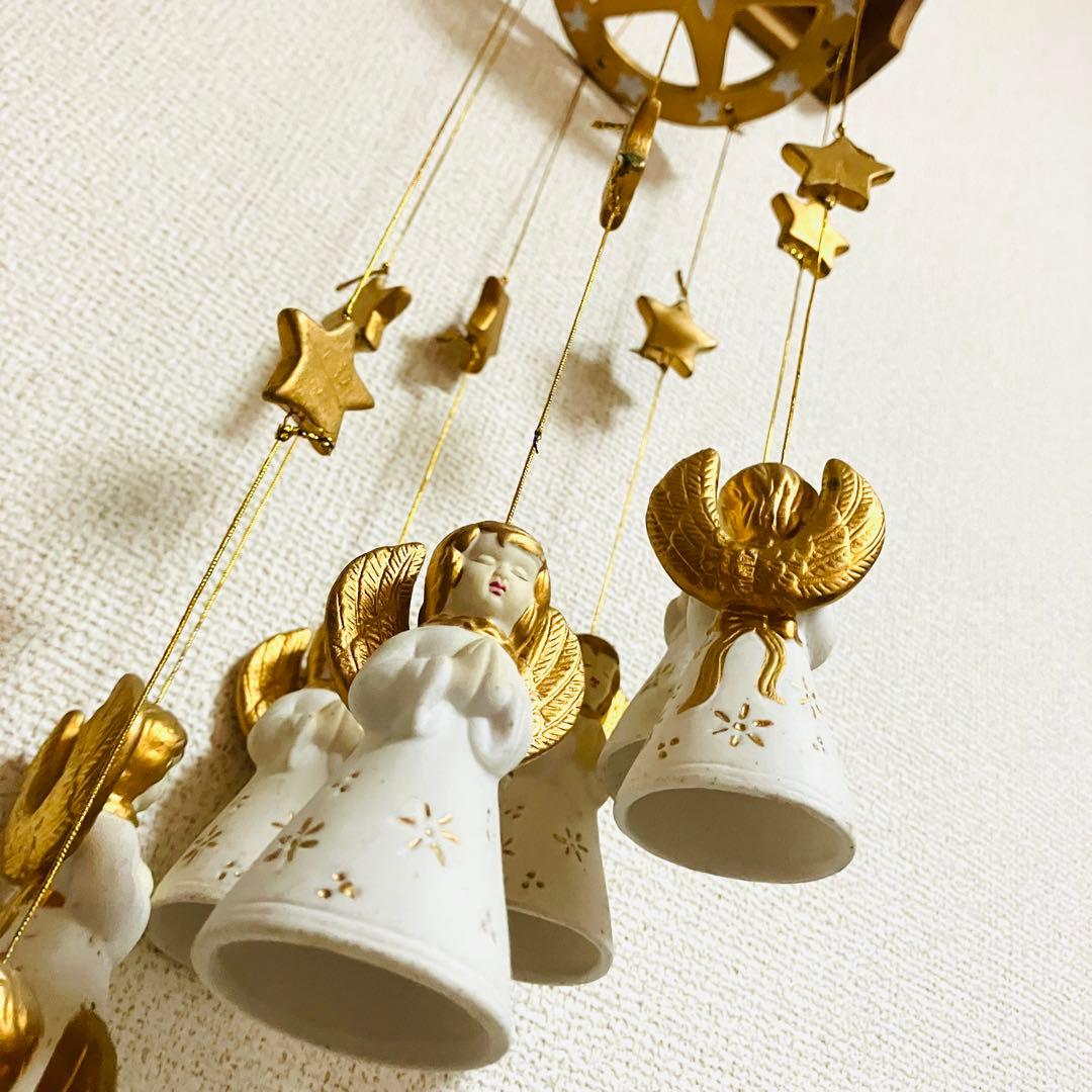 天使のウィンドウチャイム　ヴィンテージ雑貨