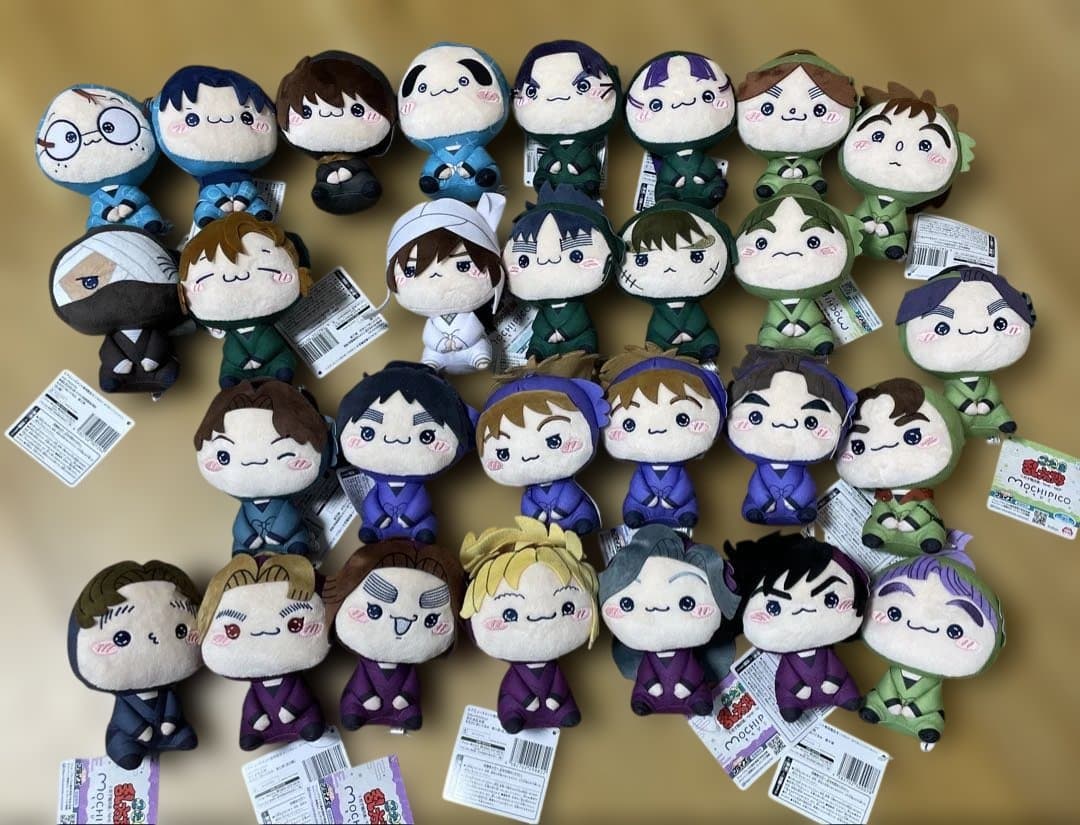 忍たま乱太郎　もちぴこ　ぬいぐるみ　28種