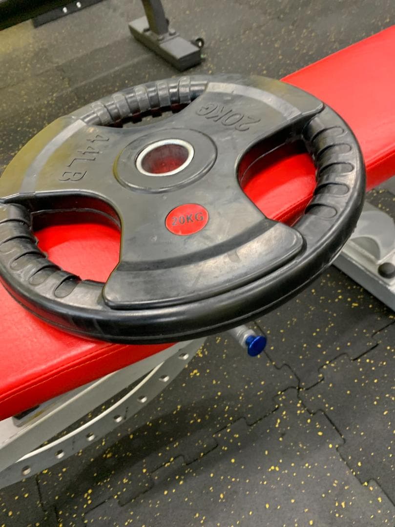 50mm 3グリップラバープレート　20㎏8枚 計　160㎏