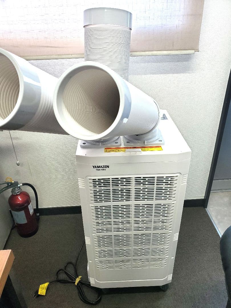 超美品 山善 新型 スポットクーラー TSA-Y29-2 人気のツインダクト