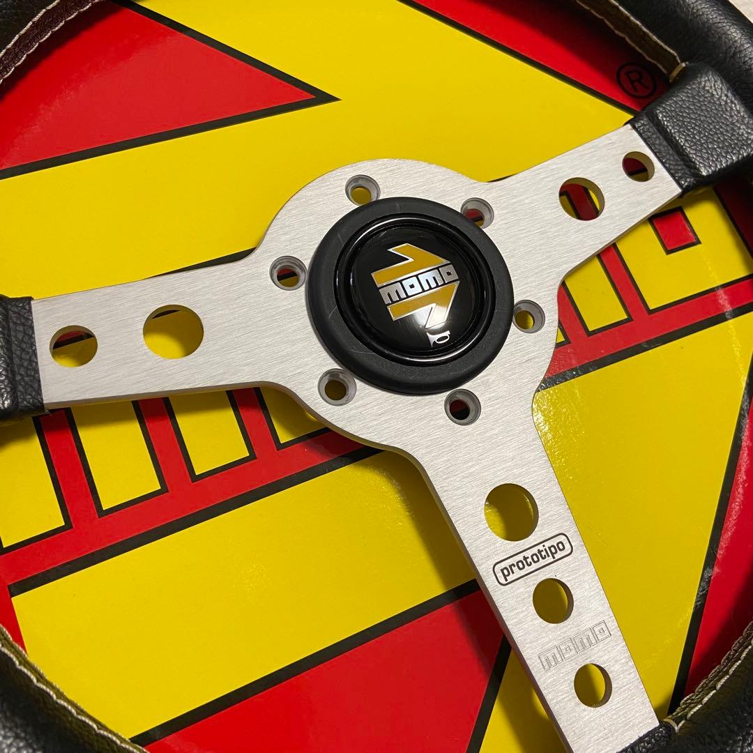 MOMO ステアリング PROTOTIPO SILVER 320φ