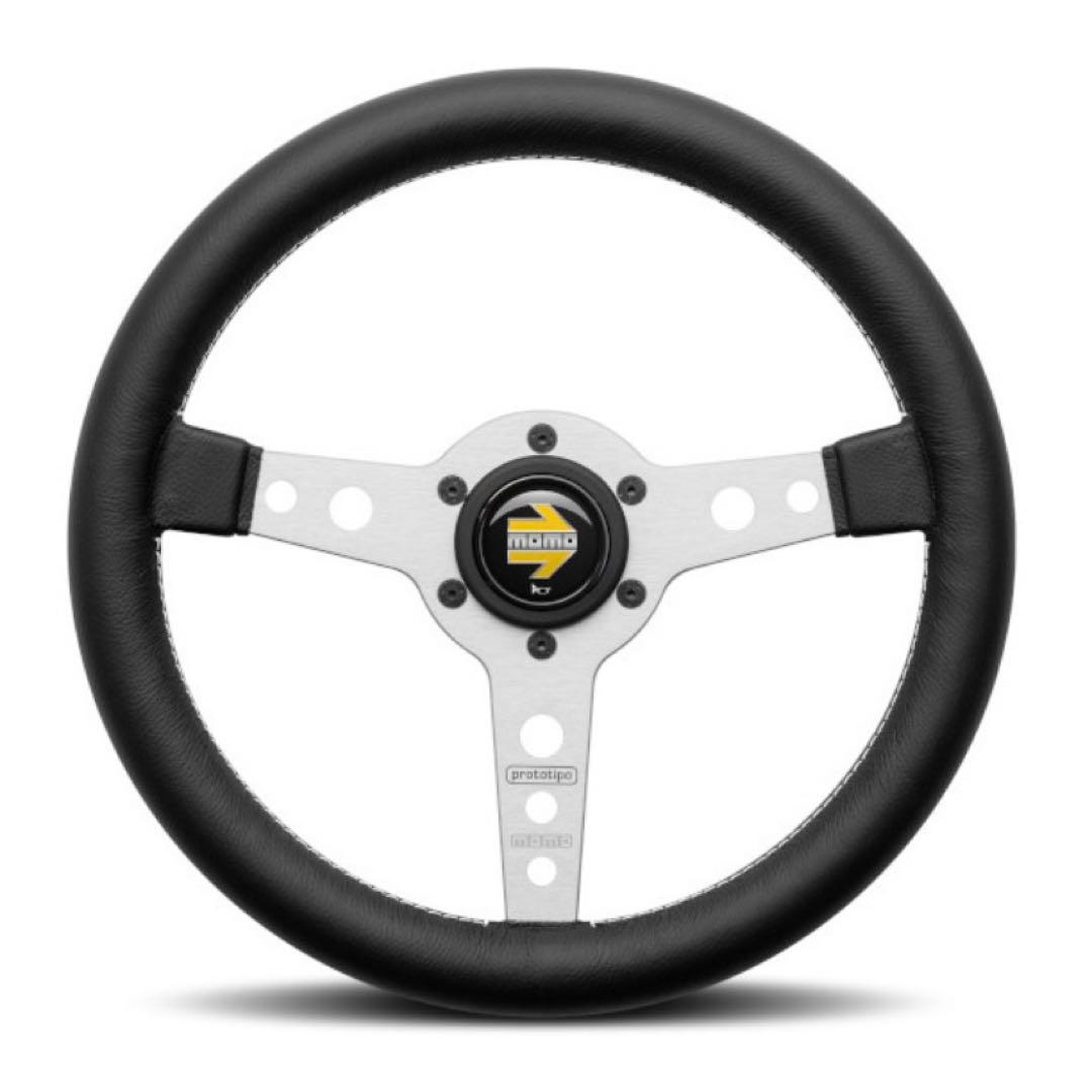 MOMO ステアリング PROTOTIPO SILVER 320φ